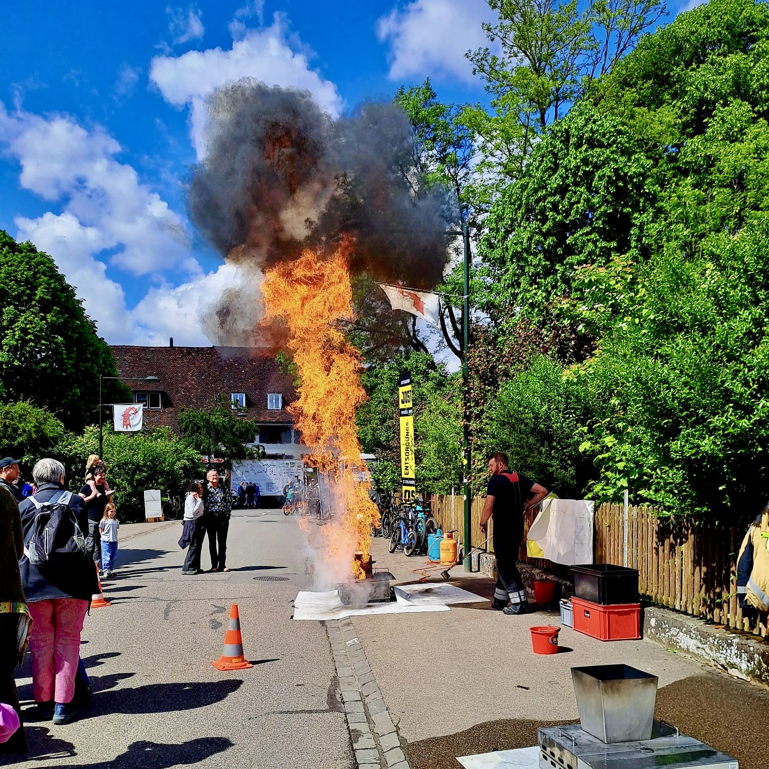 Fettbranddemo
